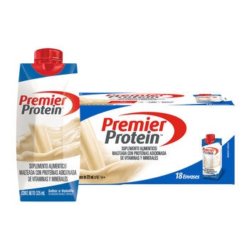 Premier Protein Bebida con Proteína sabor Vainilla 18 Envases de 325 ml