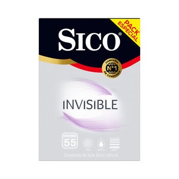 Sico Ultra Sense Invisible con 55 Condones